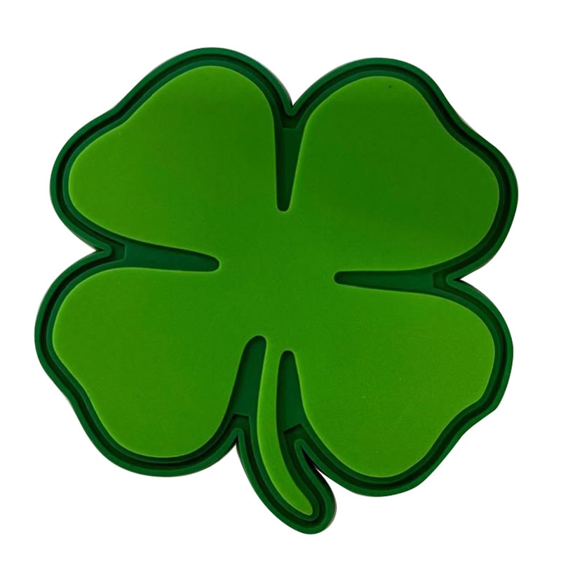 PVC Patches Custom Glow In The Dark Key Chan PVC 3D Logo Label Soft Glow Reflective PVC Hat Patches