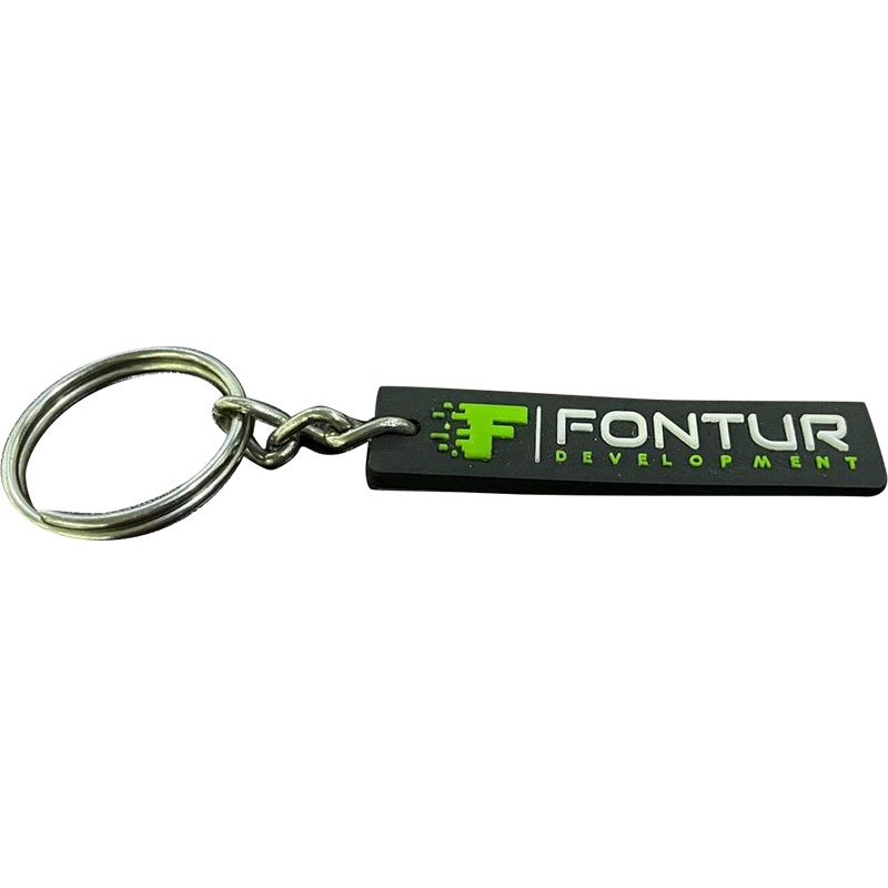 PVC Patches Custom Glow In The Dark Key Chan PVC 3D Logo Label Soft Glow Reflective PVC Hat Patches